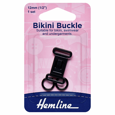H460.B  Bikini Buckle - Black..
